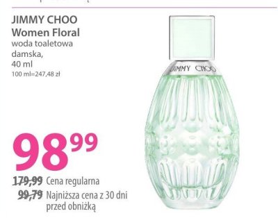 Woda toaletowa JIMMY CHOO Women Floral damska, 40 ml promocja w Hebe