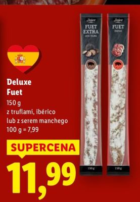  Fuet z serem manchego promocja w Lidl