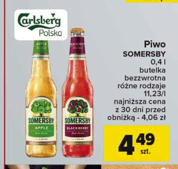 Piwo Somersby apple secco promocja