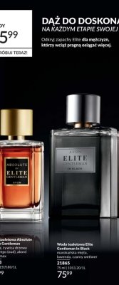 Woda toaletowa Elite Gentleman In Black promocja w AVON