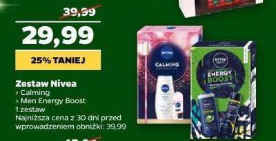 Zestaw kosmetyków: Men Energy Boost promocja w Netto