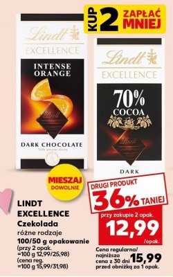 Czekolada Excellence promocja w Kaufland