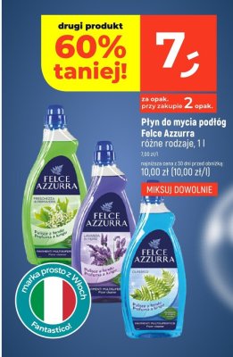 Płyn do mycia podłóg Felce Azzurra różne rodzaje promocja w Dealz