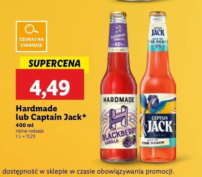 Piwo Captain jack on the beach promocja