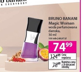 Woda perfumowana Bruno banani magic woman promocja