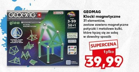 Klocki magnetyczne 31 eel. Geomag promocja