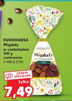 Migdały w czekoladzie Eurohansa promocja