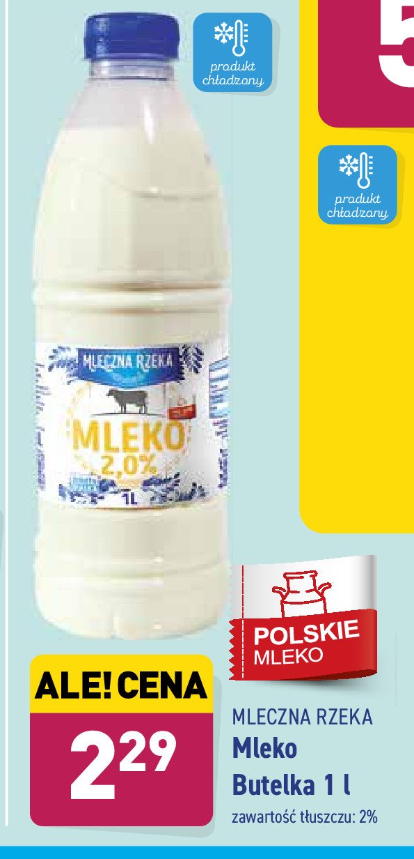 Mleko 2% Mleczna rzeka promocja