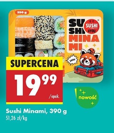 Sushi minami Sushi 4you promocja w Biedronka