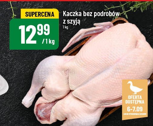 Kaczka bez podrobów z szyją promocja