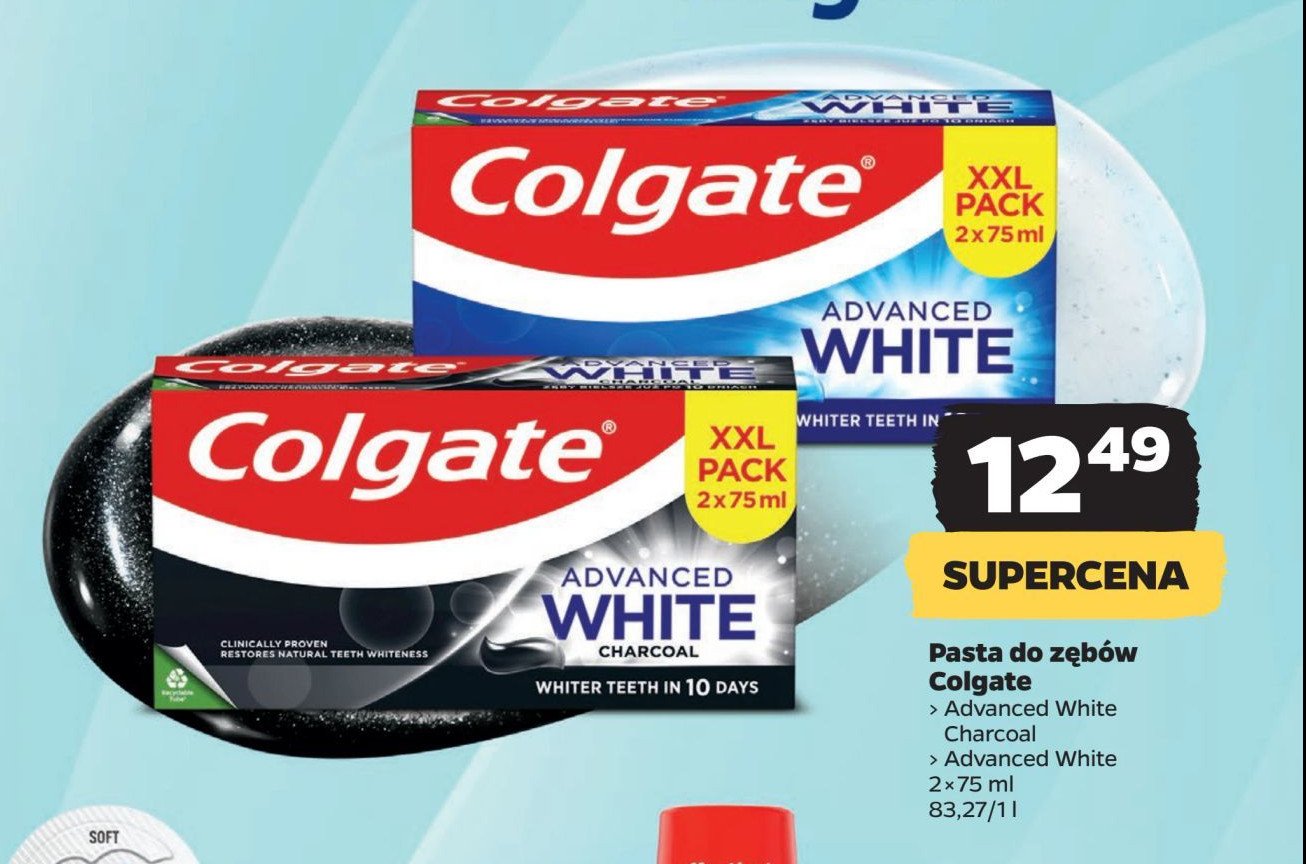 Pasta do zębow Colgate advanced white promocja