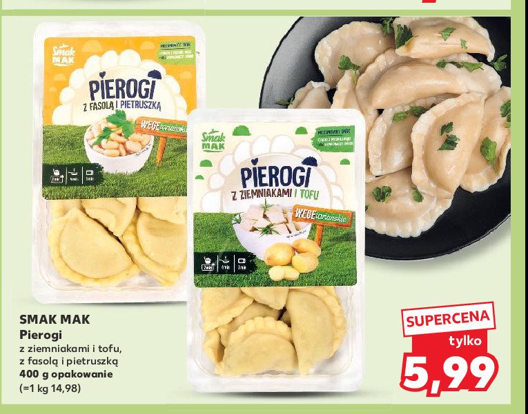 Pierogi vege z ziemniakami i tofu Smak mak promocja