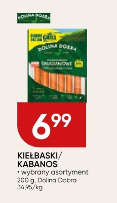 Kiełbaski/kabanosi wybrany asortyment Dolina Dobra promocja w Chata Polska