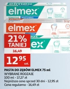 Pasta do zębów przeciw próchnicy whitening Elmex promocja