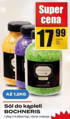 Sól do kąpieli BOCHNERIS promocja w Supeco