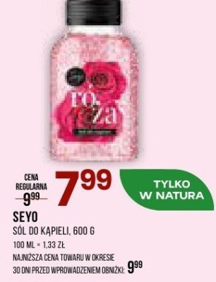 Żel do kąpieli Sevo różą 600g promocja w Drogerie Natura
