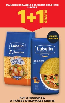 Makaron Lubella 5-Jajeczna Krajanka promocja w Netto