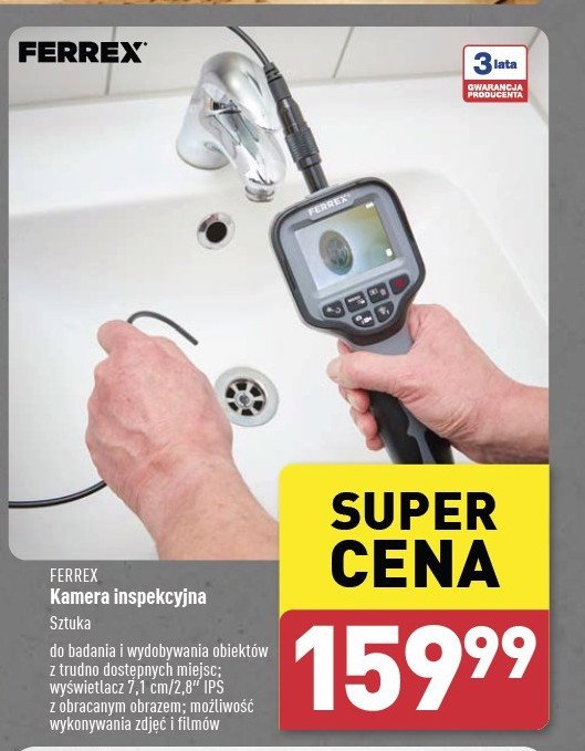 Kamera inspekcyjna Ferrex promocja