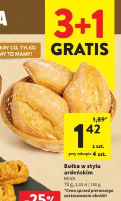 Bułka w stylu ardeńskim REVA promocja w Intermarche