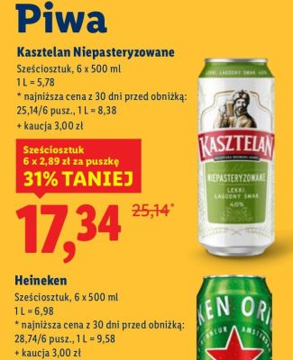 Piwo promocja w Lidl