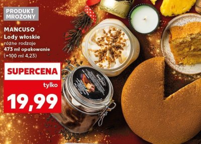 Lody włoskie różne rodzaje promocja w Kaufland