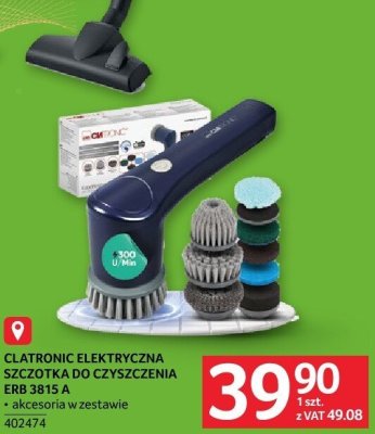 Szczotka elektryczna Clatronic do czyszczenia ERB 3115-9 promocja w Selgros