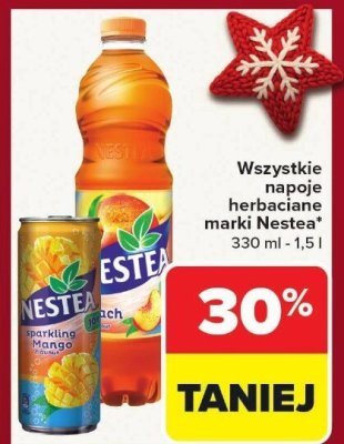 Napoje herbaciane Nestea różne rodzaje promocja w Carrefour Market