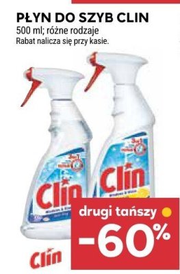 Płyn do szyb Clin promocja w Stokrotka