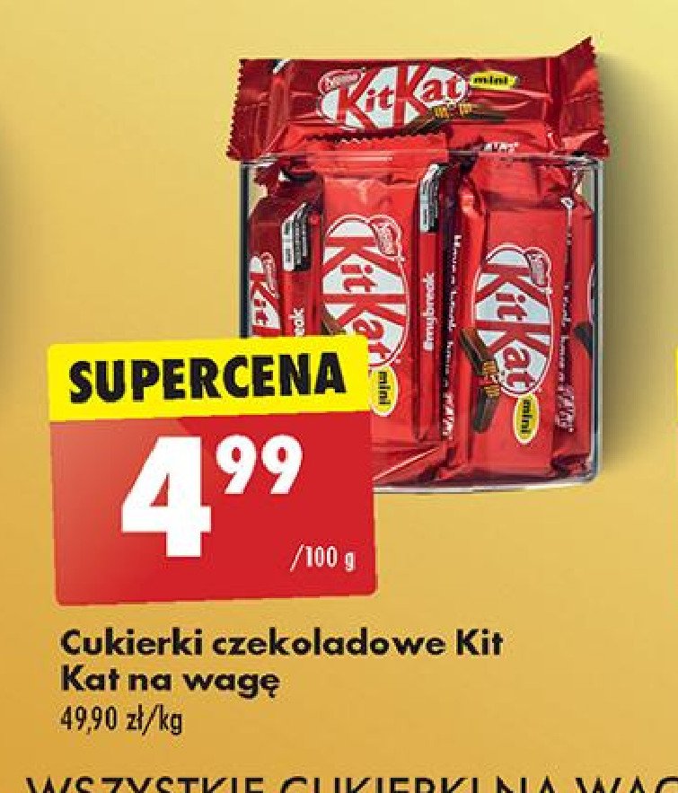 Cukierki Kitkat promocja