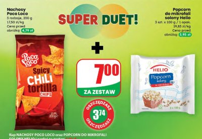 Nachosy Poco Loco Spicy Chili Tortilla Chips promocja w Dino