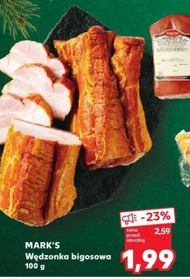 Wędzonka bigosowa MARK'S 100 g promocja w Kaufland
