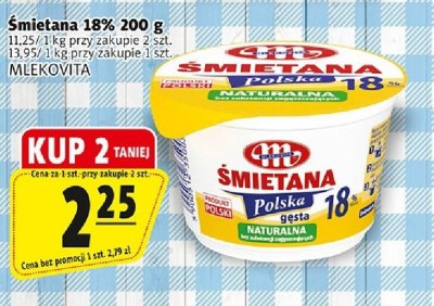 Śmietana 18% 200 g promocja w Prim Market
