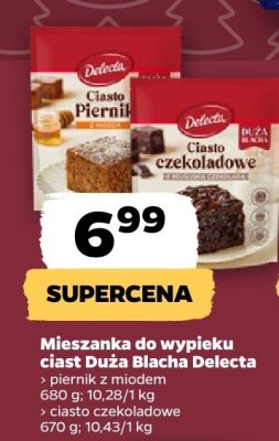 Mieszanka do wypieku ciast Duża Blacha - ciasto czekoladowe promocja w Netto