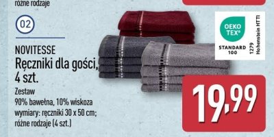 R臋cznik dla go艣ci 30 x 50 cm Novitesse promocja w Aldi