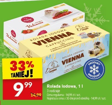 Rolada lodowa Vienna, 1 l promocja w Twój Market