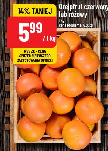 Grejpfruty różowe promocja