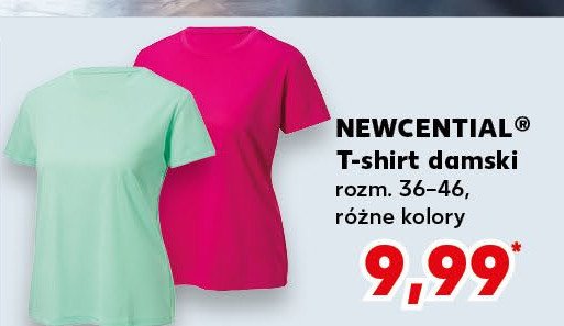 T-shirt funkcyjny damski 36-46 Newcential promocja w Kaufland