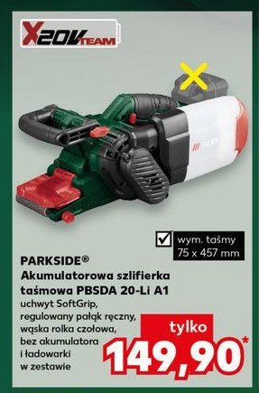 Szlifierka taśmowa Parkside promocja