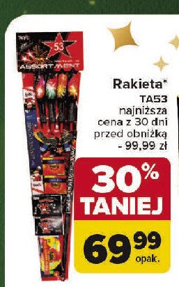 Rakieta ta53 promocja w Carrefour Market