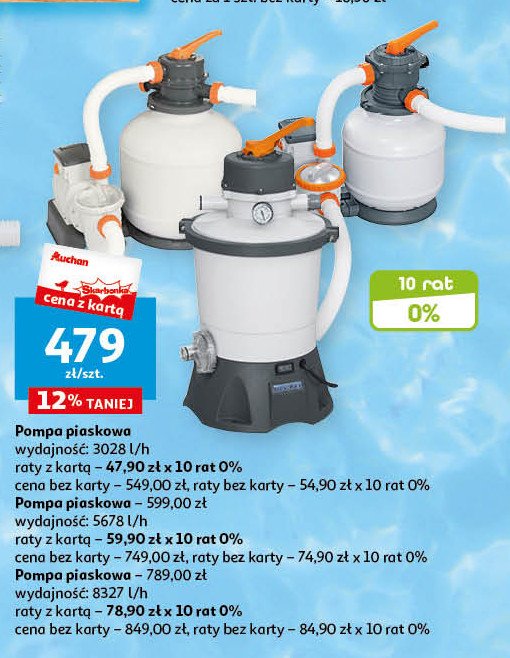 Pompa piaskowa do basenu 8327 l/h promocja