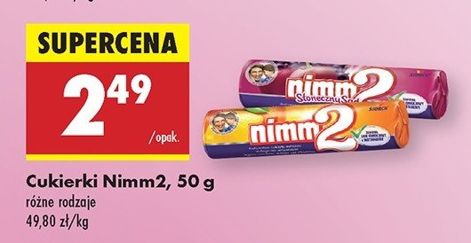 Cukierki słoneczny sad Nimm2 promocja w Biedronka