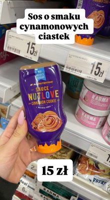 Sos Nut Love o smaku cynamonowych ciastek promocja w Dealz