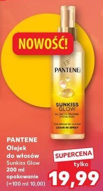 Olejek do włosów sunkiss glow Pantene promocja