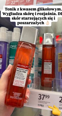 Tonik z kwasem glikolowym promocja w Rossmann