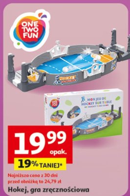 Hokej, gra zręcznościowa promocja w Auchan