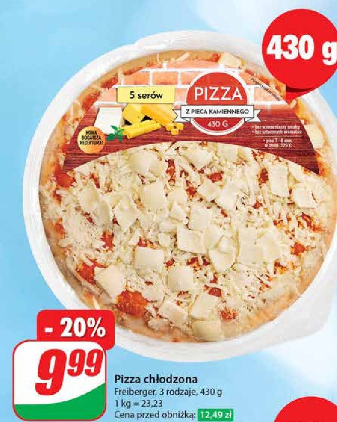 Pizza serowa FREIBERGER promocja