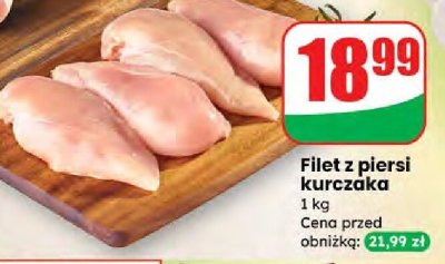 Filet z piersi kurczaka promocja w Dino