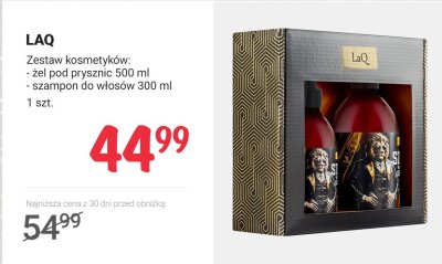 Zestaw kosmetyków żel pod prysznic + szampon do włosów  promocja w Rossmann