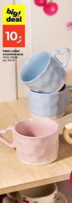 Kubek z uchem w kształcie serca różne rodzaje promocja w Dealz