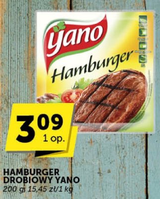 Hamburger drobiowy Yano promocja w Euro Sklep